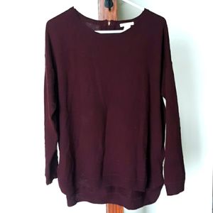 H&M Maroon Sweater Size L
